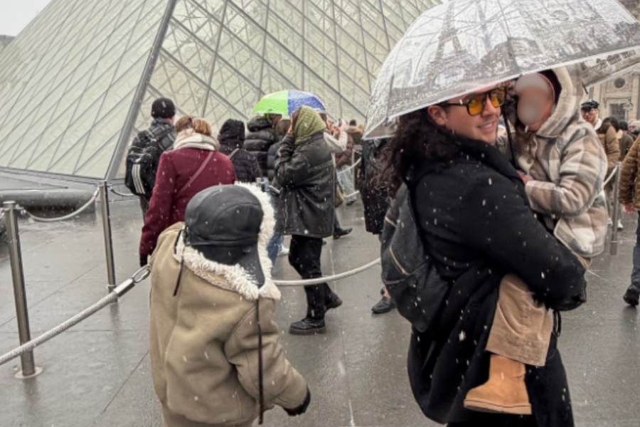 Tania Rincón comparte tiernas fotografías de su familia desde París