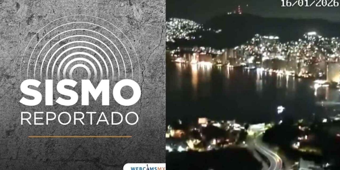 Temblor de 5.0 sacude Acapulco
