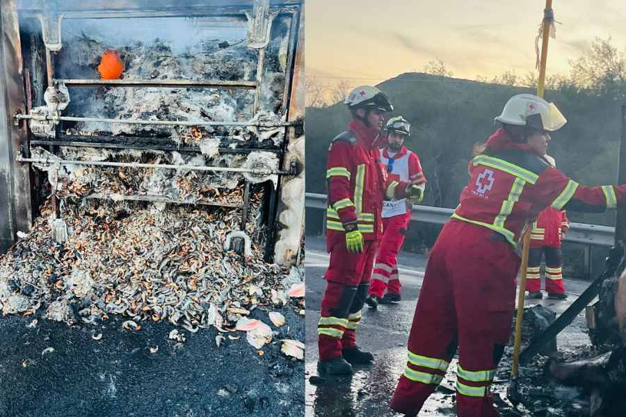 Trágica volcadura en la Victoria a Zaragoza (2)