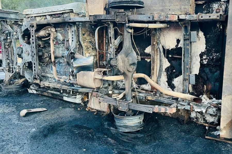 Trágica volcadura en la Victoria a Zaragoza (3)