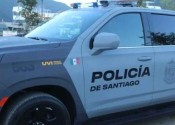 asalto a tienda Santiago Nuevo León