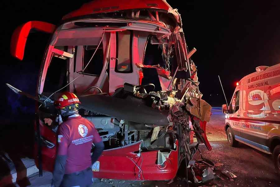 Última hora Nuevo León: Choque autobús de Tamaulipas