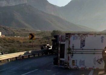 mujer amputación volcadura García