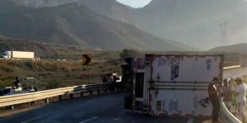 mujer amputación volcadura García