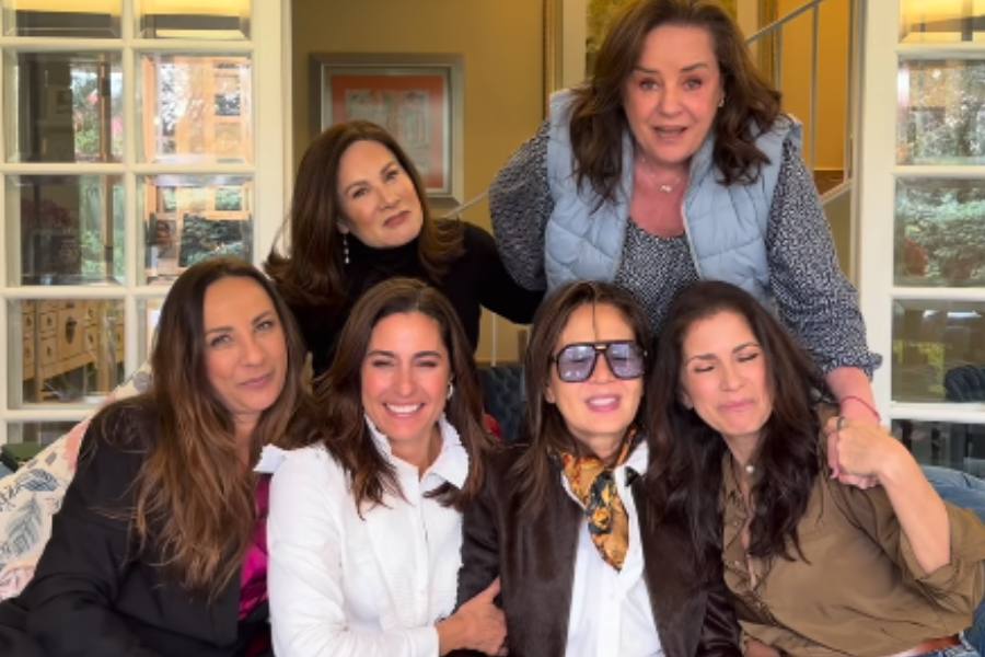 Yolanda Andrade reaparece sonriente junto al elenco original de "Netas Divinas"