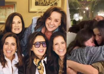Yolanda Andrade reaparece sonriente junto al elenco original de "Netas Divinas"