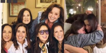 Yolanda Andrade reaparece sonriente junto al elenco original de "Netas Divinas"