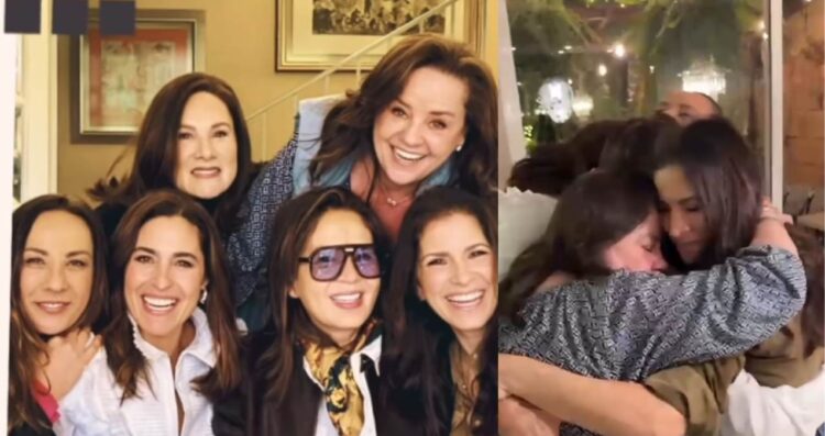Yolanda Andrade reaparece sonriente junto al elenco original de "Netas Divinas"
