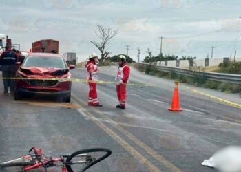 accidente ciclista en Tampico