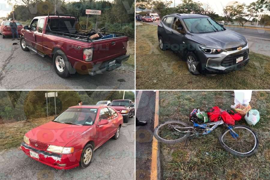 accidente múltiple hoy en Victoria