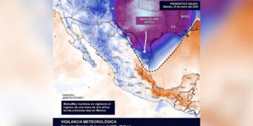 aire ártico enero México
