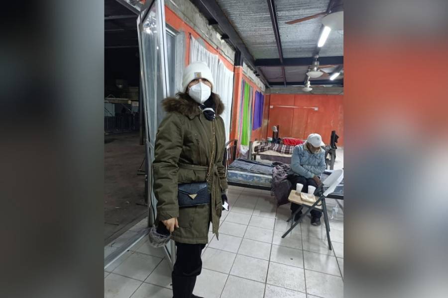 albergue frío Nuevo Laredo