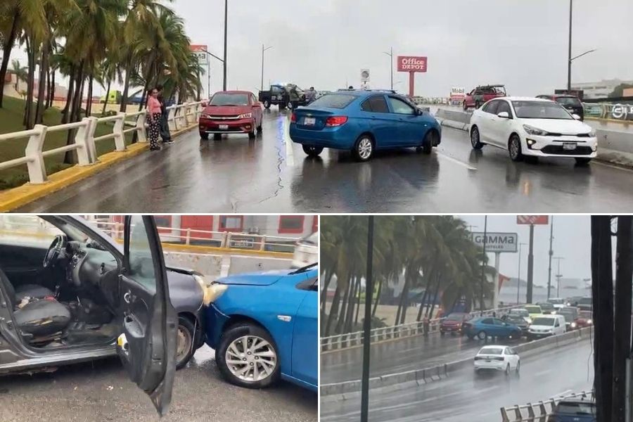 alerta vial en Tampico