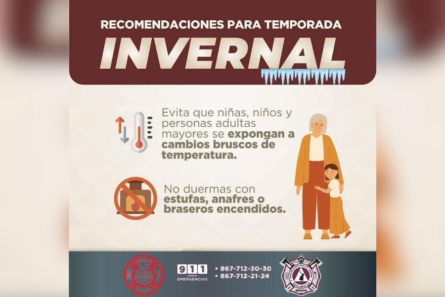 descenso térmico en Nuevo Laredo 2026