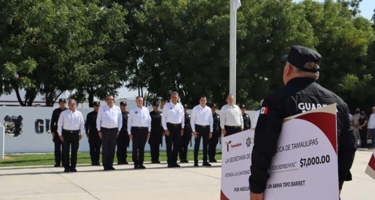 estímulos seguridad pública en Tamaulipas