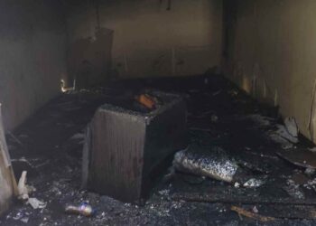 fuego en San Nicolás