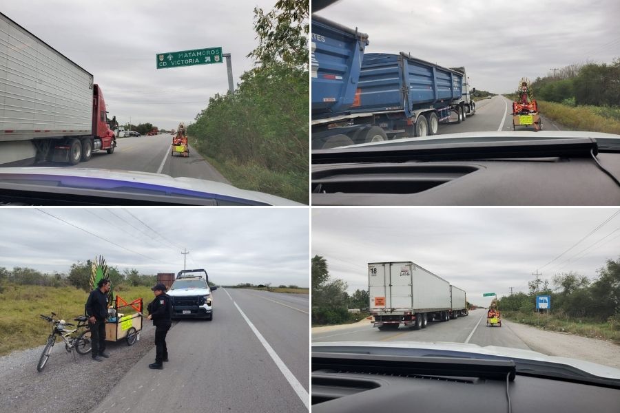guardia estatal seguridad a peregrino