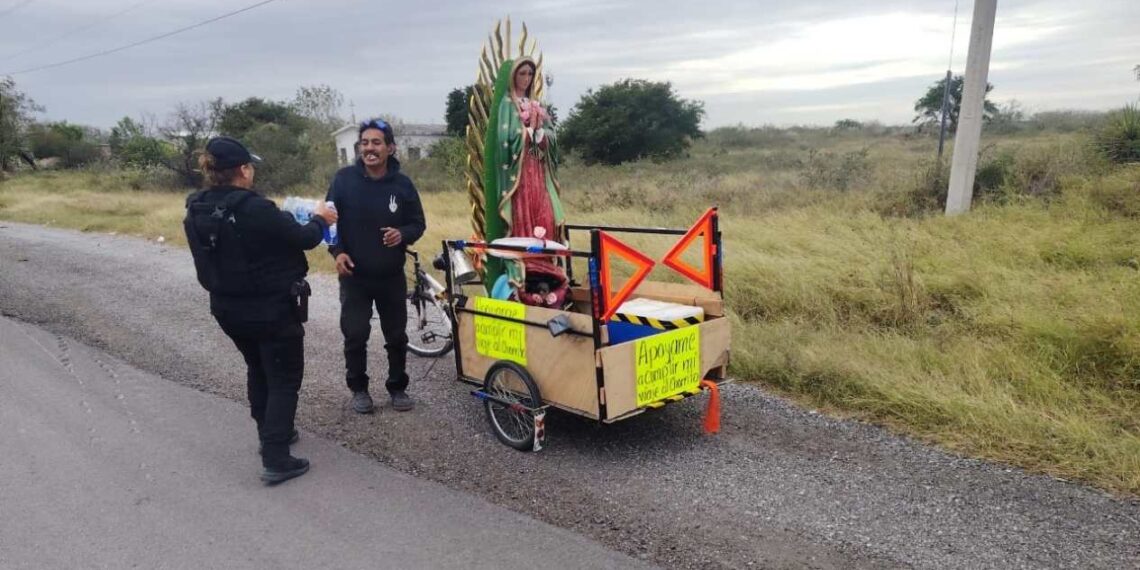 guardia estatal seguridad a peregrino
