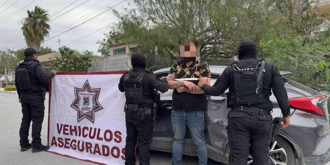 hombre persecución en Reynosa
