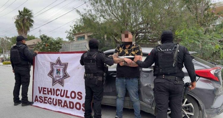 hombre persecución en Reynosa