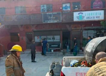 incendio en taller textil en Victoria