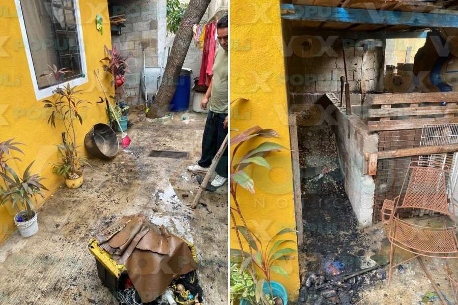 incendio hoy en colonia de Tampico