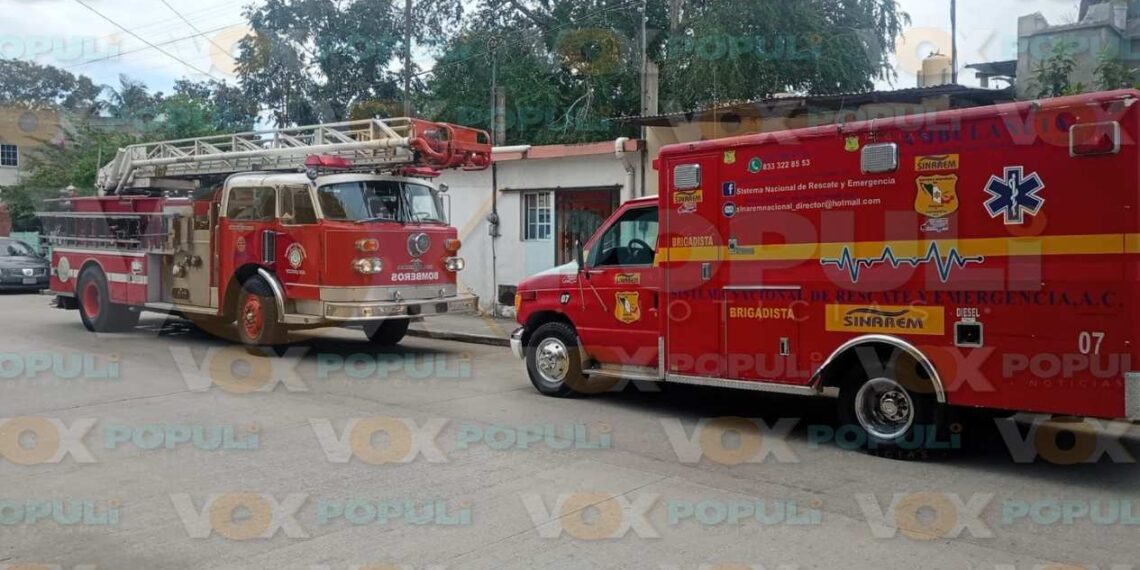 incendio hoy en colonia de Tampico