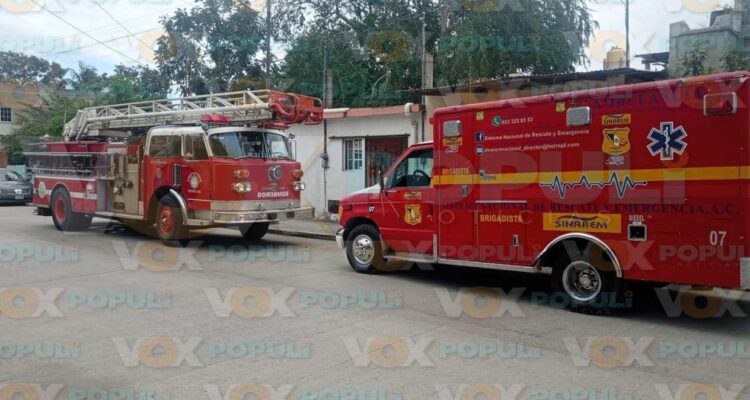 incendio hoy en colonia de Tampico
