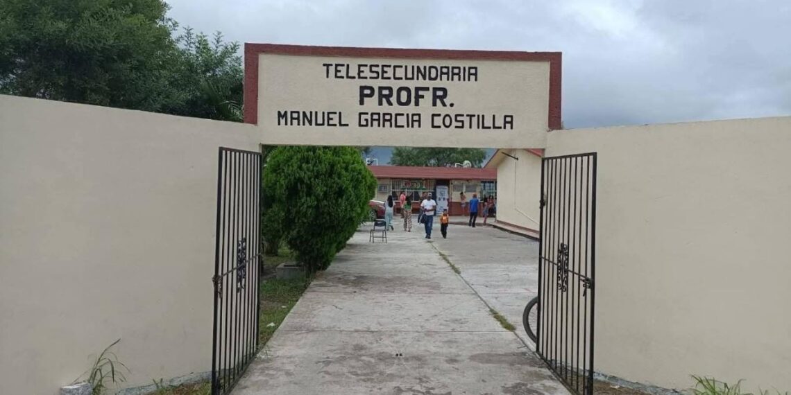 infraestructura telesecundaria Manuel García