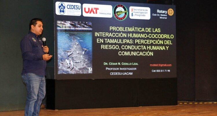 interacción humano-cocodrilo Tamaulipas