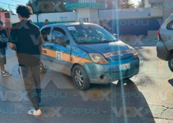_lesionado por taxi en Tampico