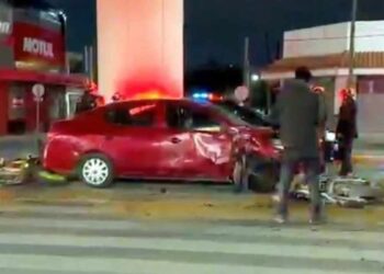 _lesionados choque en Monterrey