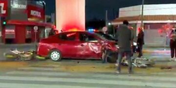 _lesionados choque en Monterrey