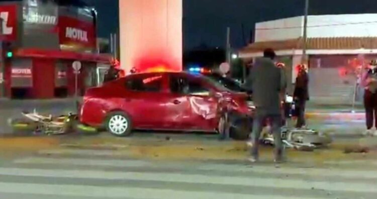 _lesionados choque en Monterrey