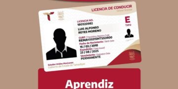 licencia aprendiz conducción Tamaulipas