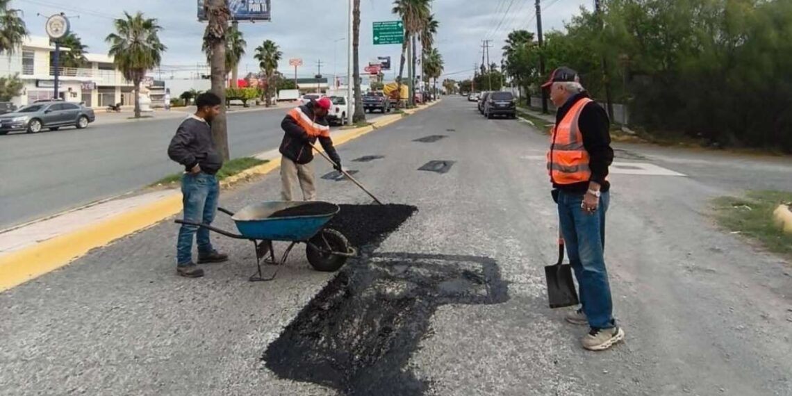 Bacheo permanente y plan de obra 2026 en Ciudad Victoria