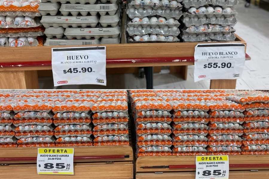 precio del huevo Tamaulipas 2026