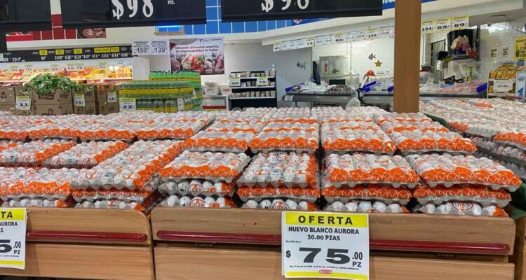 precio del huevo Ciudad Victoria
