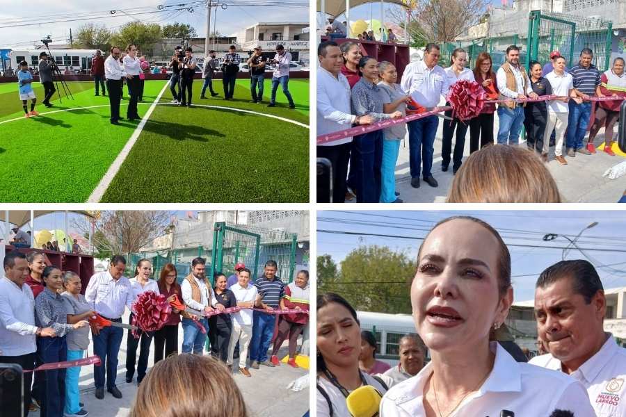 rehabilitación de áreas deportivas Nuevo Laredo