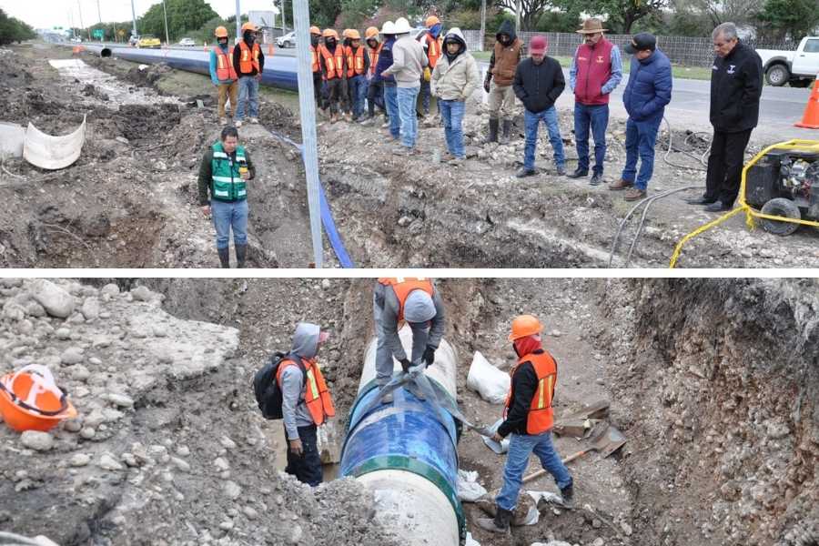 reparación acueducto Ciudad Victoria