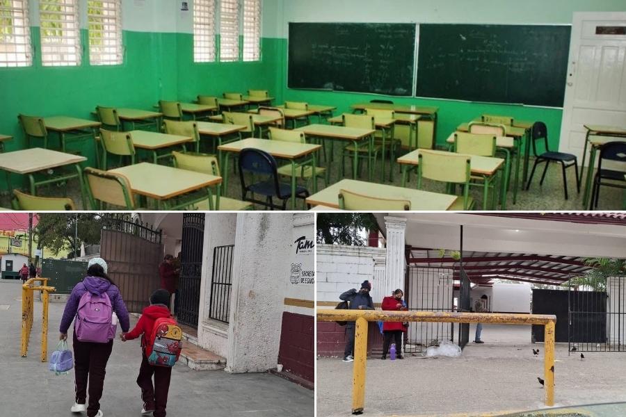 Suspensión de clases Tamaulipas frío
