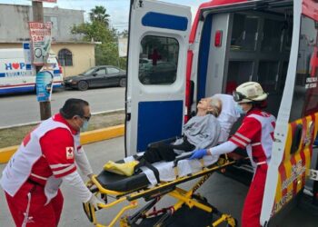 traslado adulta mayor abandonada de Matamoros