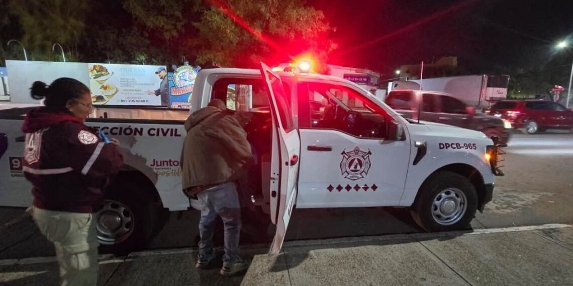 vigilancia por bajas temperaturas en Nuevo Laredo