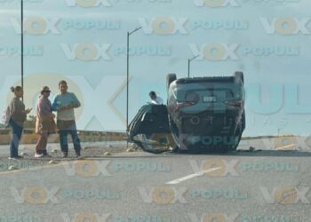 volcadura en puente el edén altamira