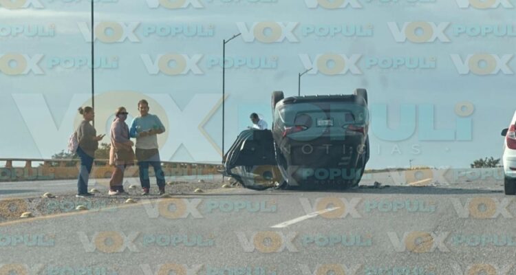 volcadura en puente el edén altamira