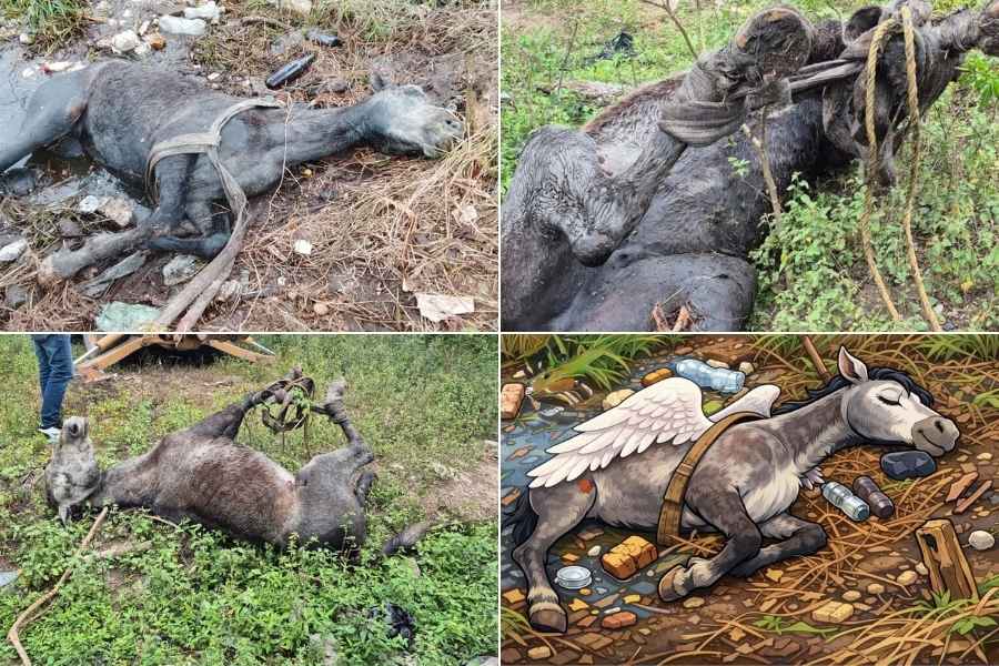 yegua rescatada en Ciudad Madero