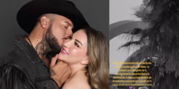 ¿Alicia Villarreal tiene problemas con su novio tras publicación 