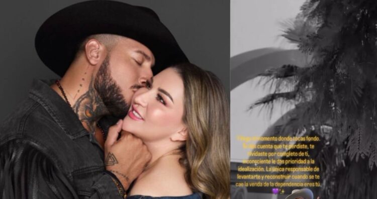 ¿Alicia Villarreal tiene problemas con su novio tras publicación