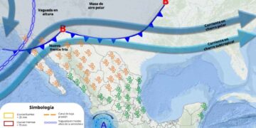 ¿Cuándo y dónde afectará el ingreso de los frentes fríos 31 y 32?
