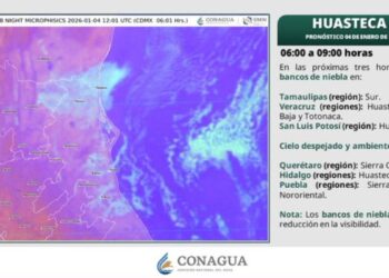 ¿En qué municipios de Tamaulipas podría caer lluvia este 4 de enero